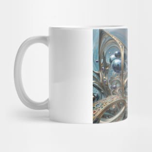 blue bubbles Mug